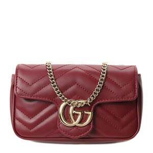 Gucci Calfskin Matelasse Super Mini Gg #238695G14B